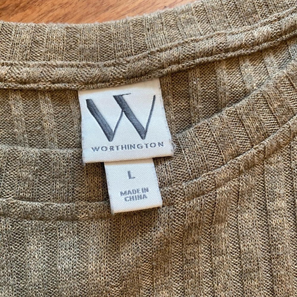 Worthington Ribbed Sweater - Picture 3 of 7